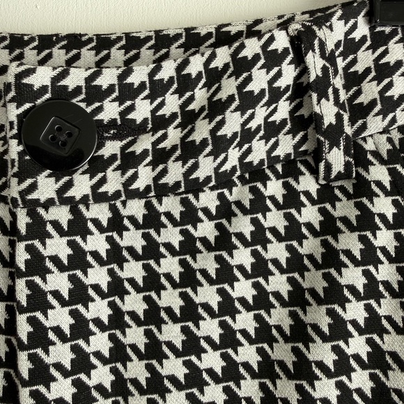 Cabi Houndstooth Wide Leg Pants Size 0 NWOT Chic High Rise Trouser - Picture 8 of 15